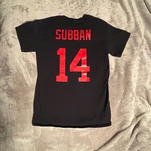 Belleville Bulls Tee, Subban 14, Sz S, NWOT 🏒🏒🏒